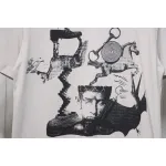 Gucci 24ss Sculpture Artwork Print Short Sleeve Grey