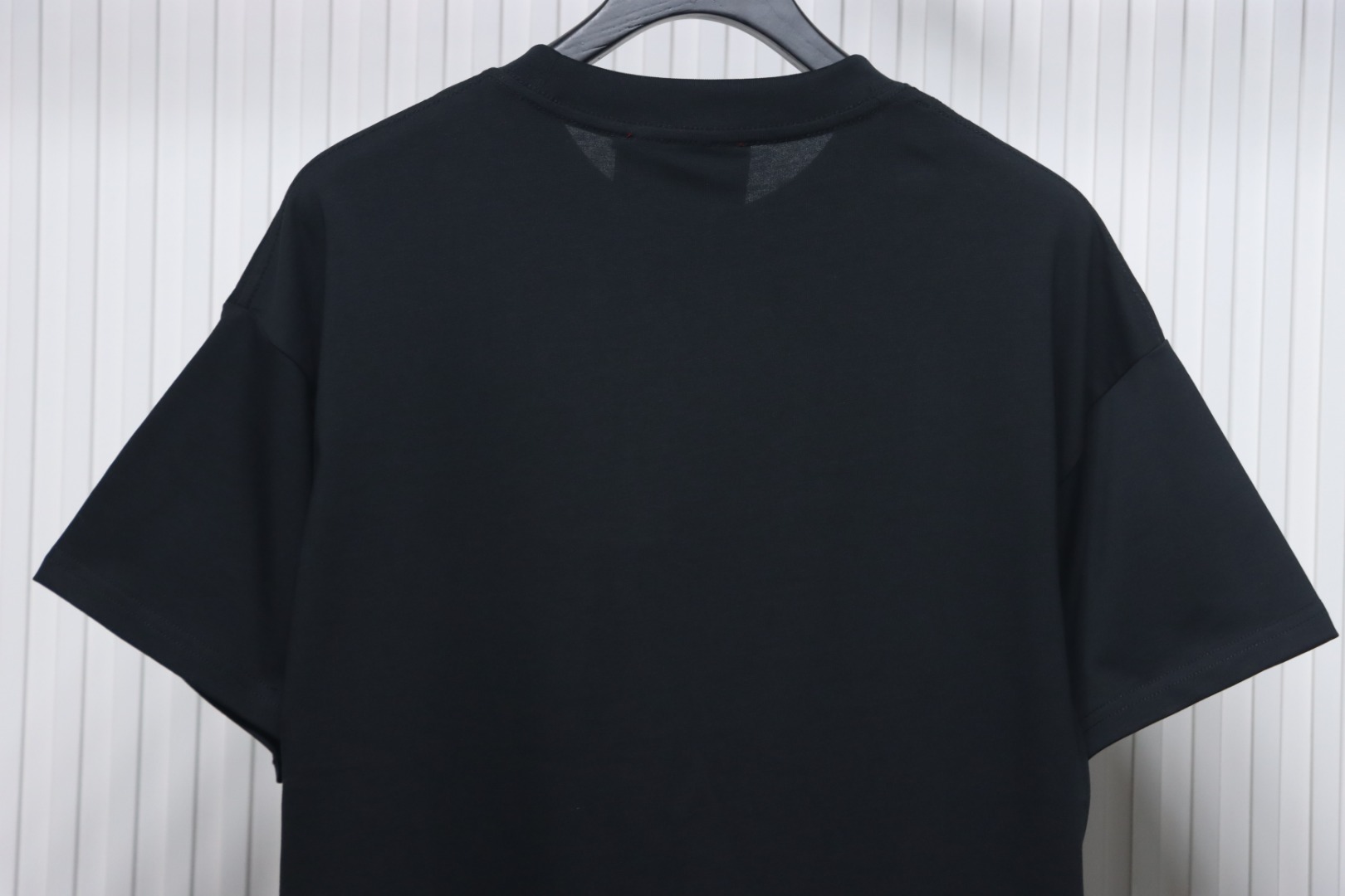Gucci 25ss 3D embossed logo short-sleeved T-shirt black