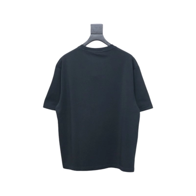 Gucci 25ss chest embroidered patch small logo short sleeves ash grey 02