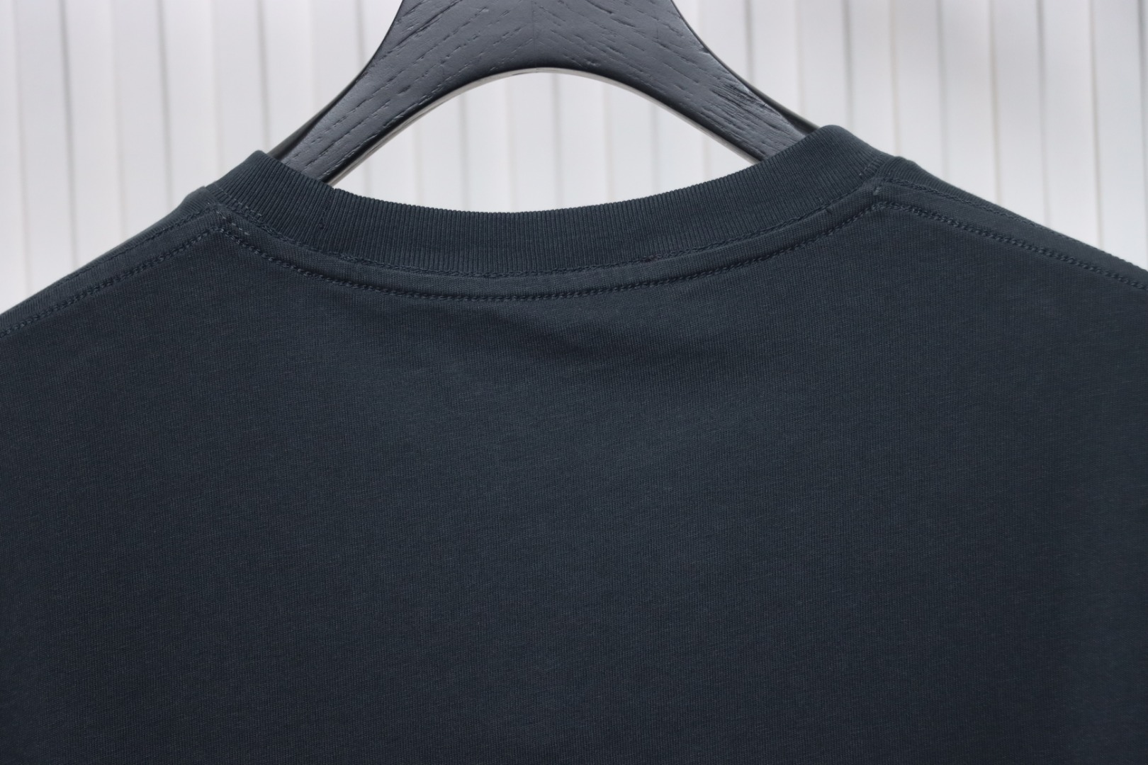 Gucci 25ss chest embroidered patch small logo short sleeves ash grey