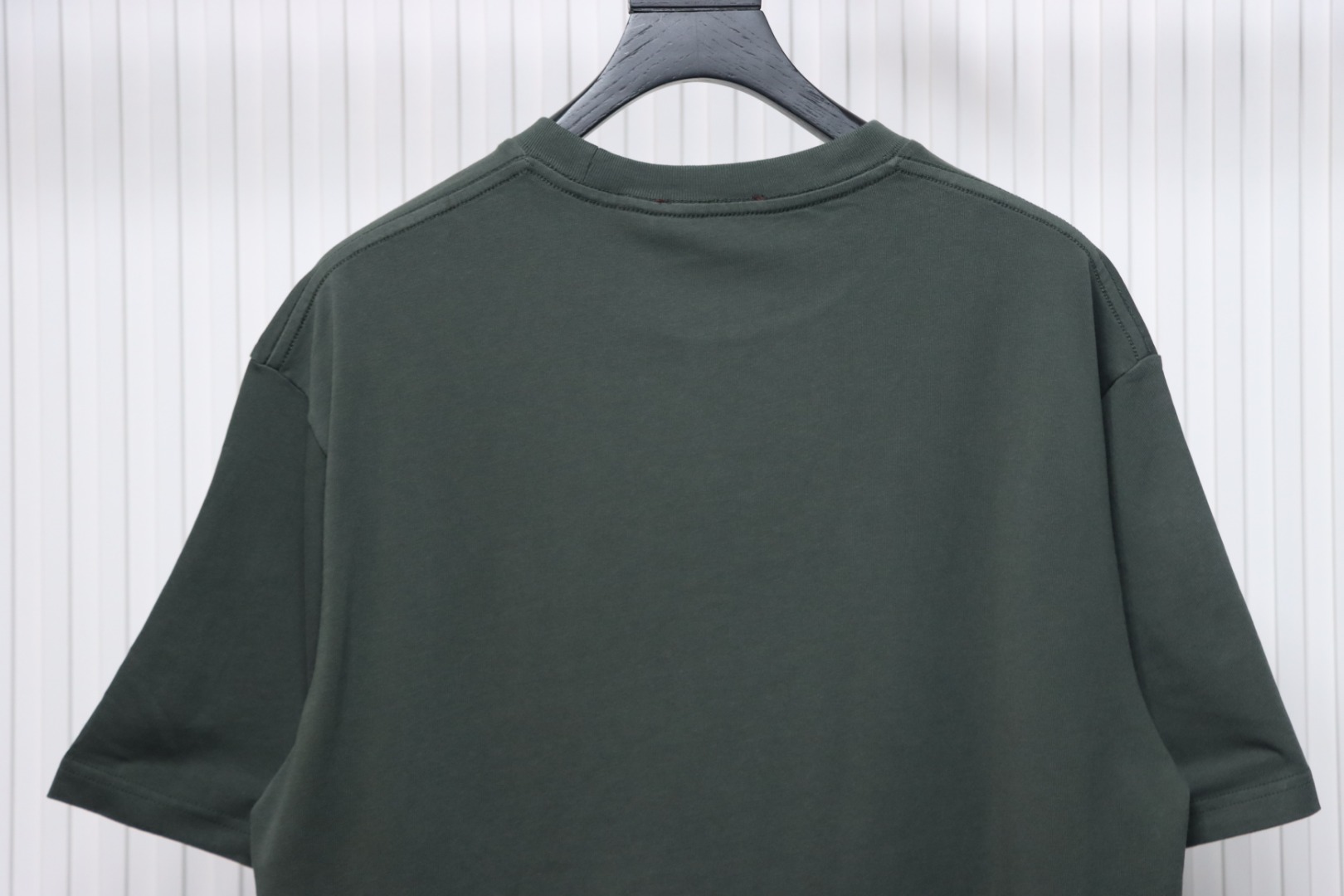 Gucci 25ss chest embroidered patch small logo short sleeves Green