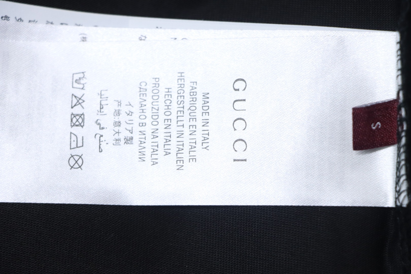 Gucci 25ss Double G print and Gucci red and green foam print short-sleeved T-shirt black