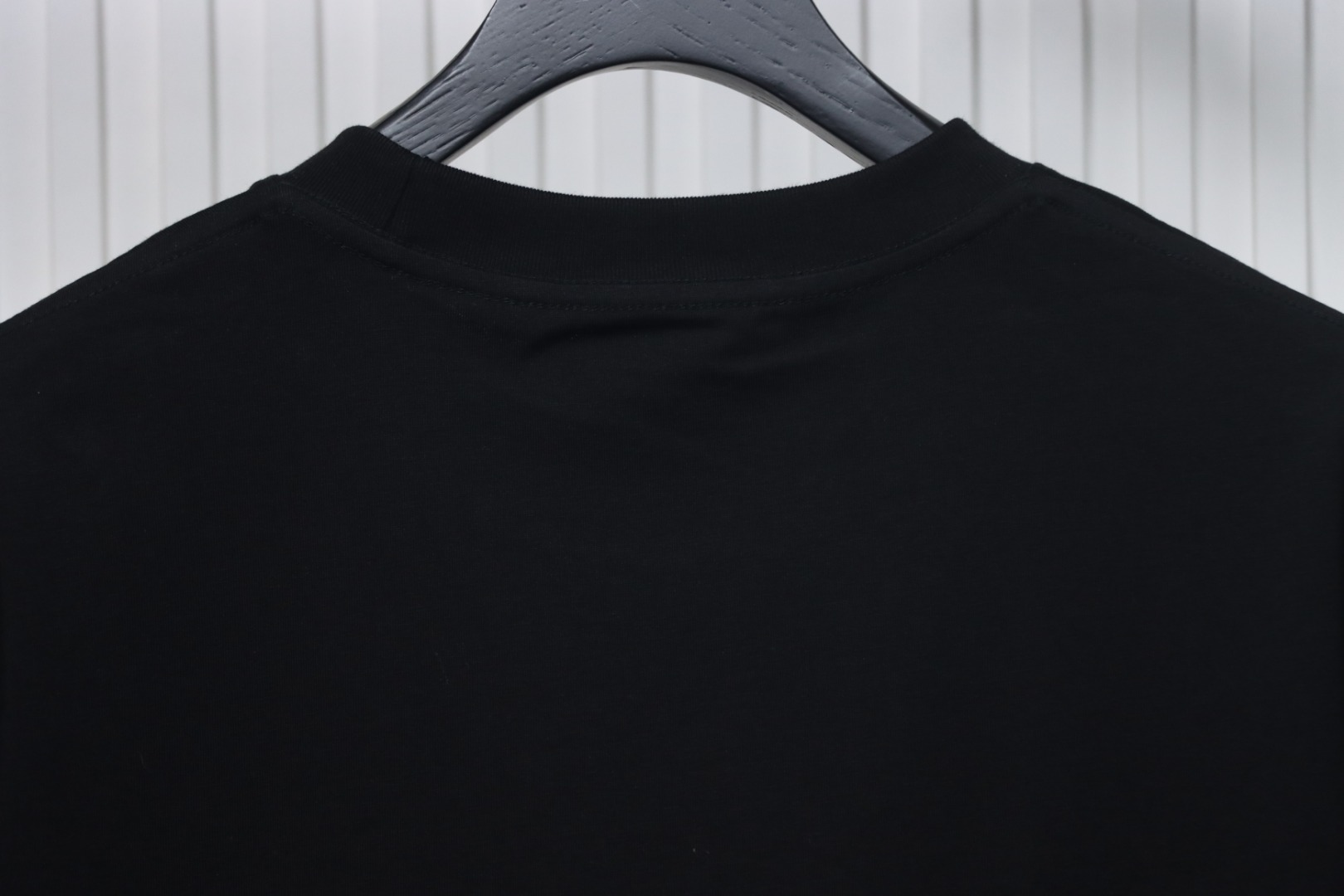 Gucci 25ss Double G print and Gucci red and green foam print short-sleeved T-shirt black