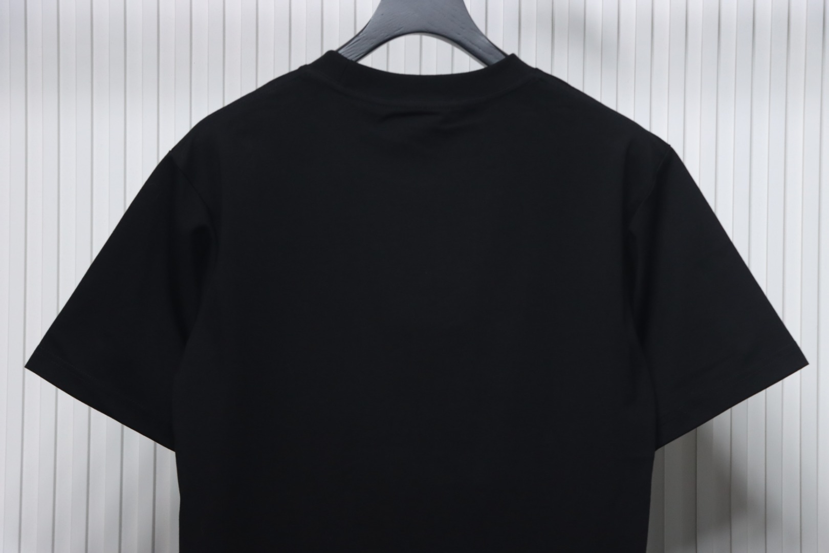 Gucci 25ss Double G print and Gucci red and green foam print short-sleeved T-shirt black