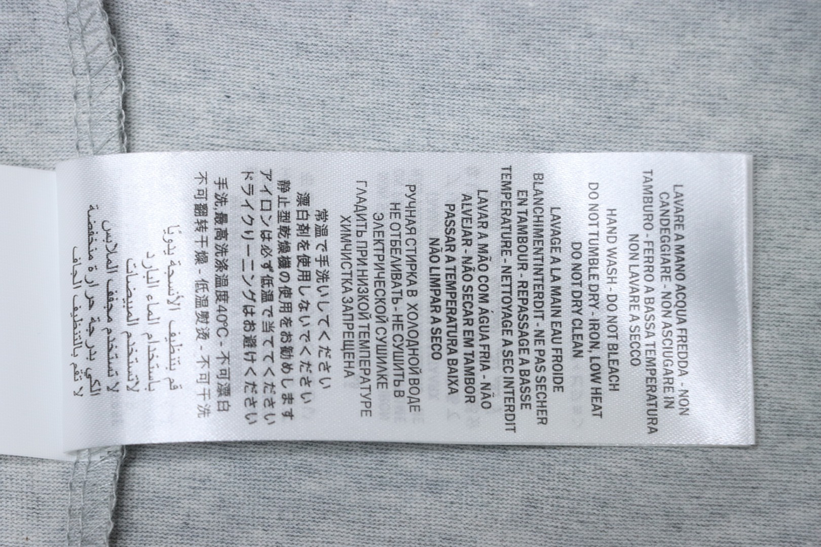 Gucci 25ss Double G print and Gucci red and green foam print short-sleeved T-shirt Grey