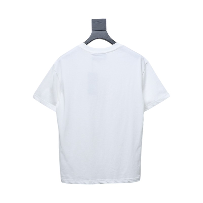 Gucci 25ss Double G Snake Year Belt Printed Short Sleeve White