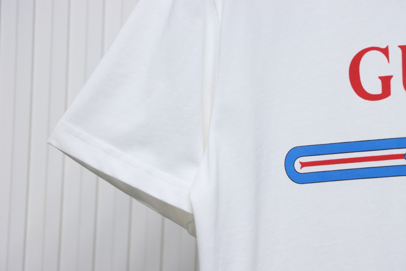 Gucci 25ss Double G Snake Year Belt Printed Short Sleeve White