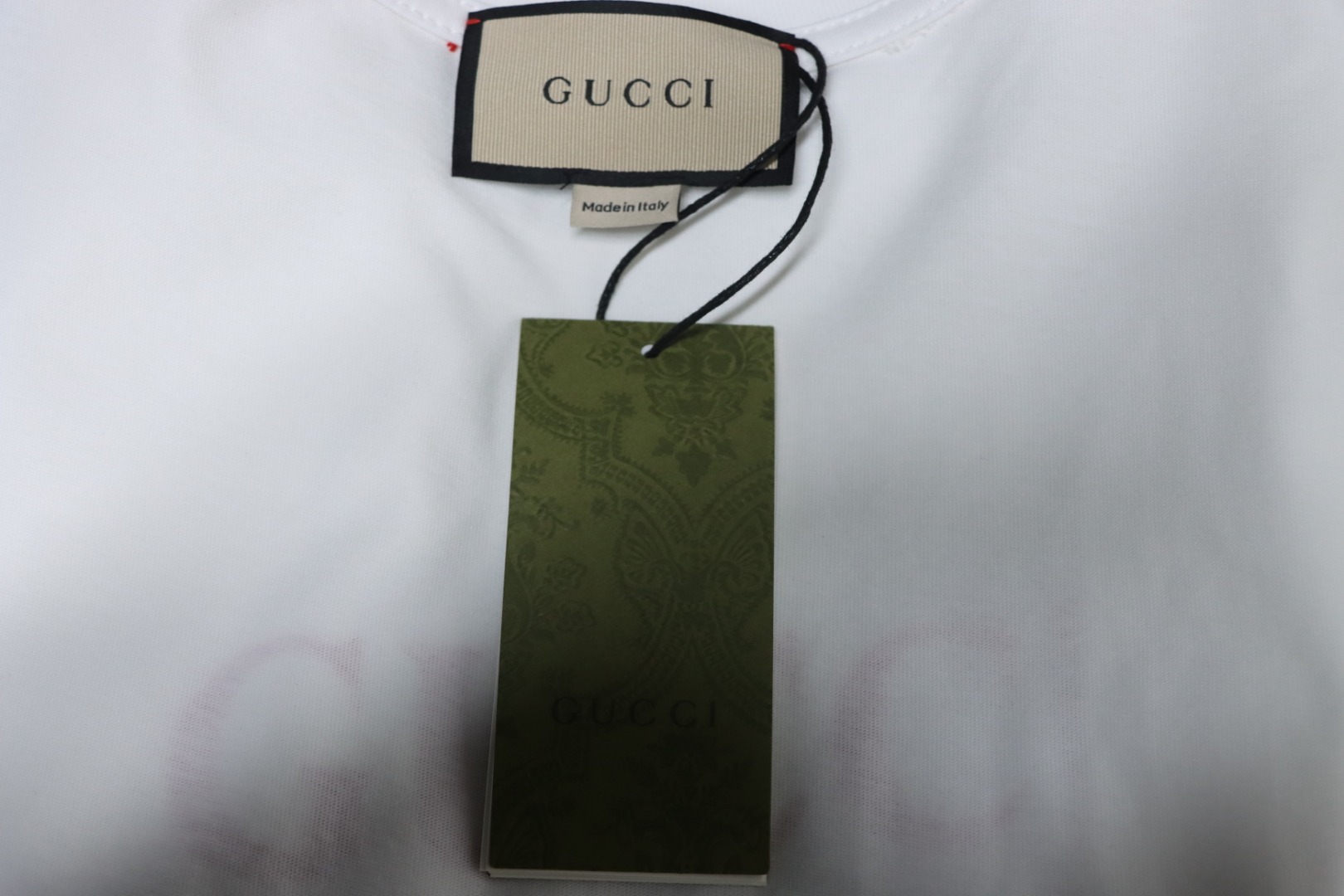 Gucci 25ss Double G Snake Year Belt Printed Short Sleeve White