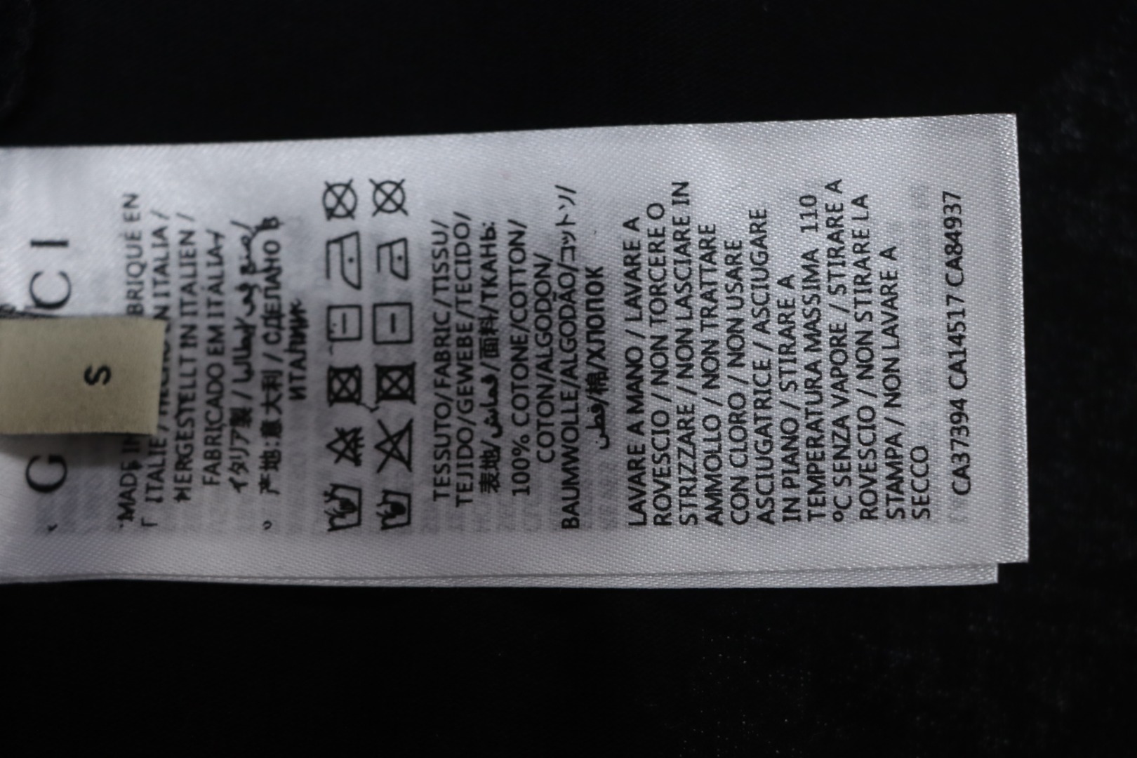 Gucci 25ss Funny Cartoon Series Printed Short Sleeve Black