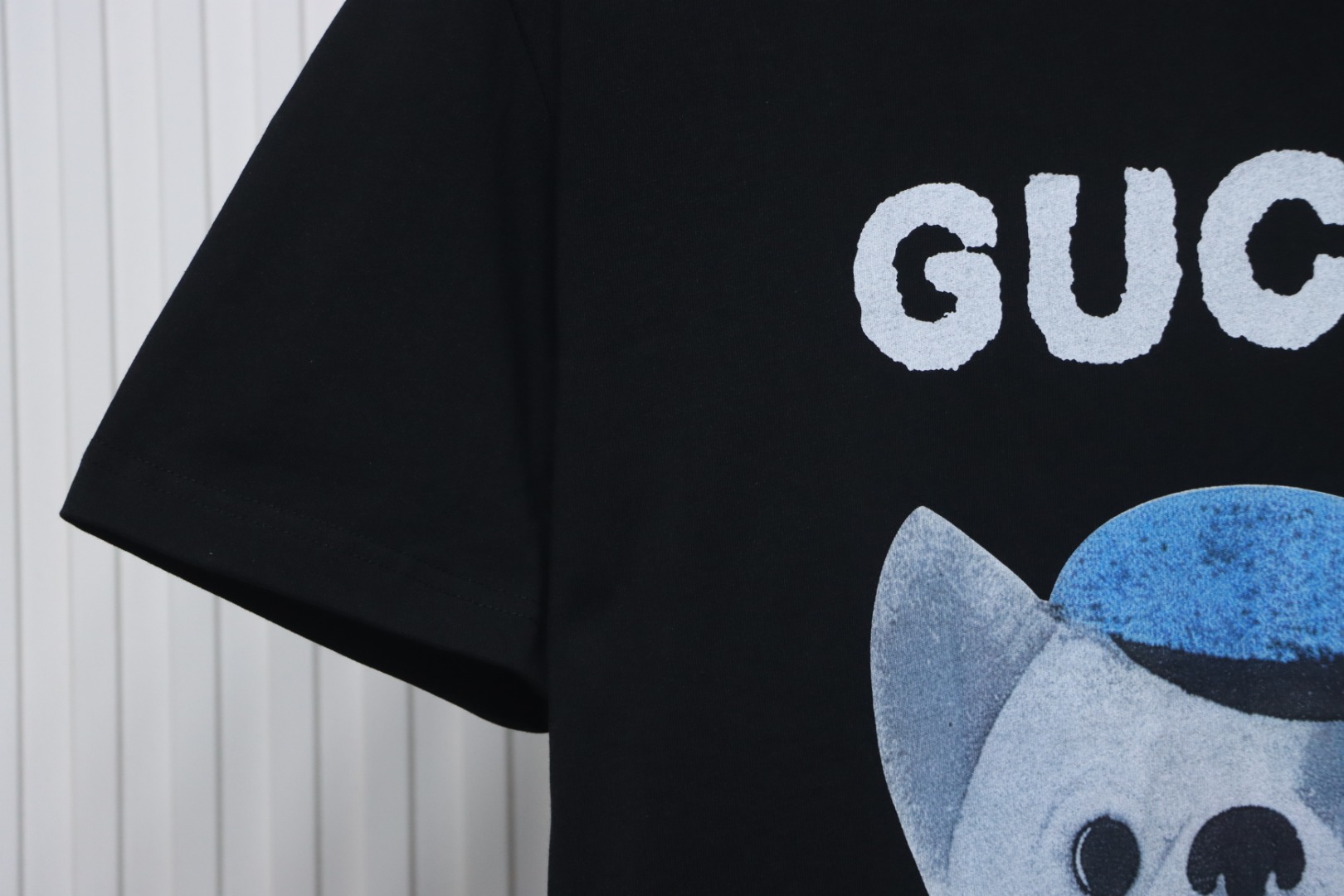 Gucci 25ss Funny Cartoon Series Printed Short Sleeve Black