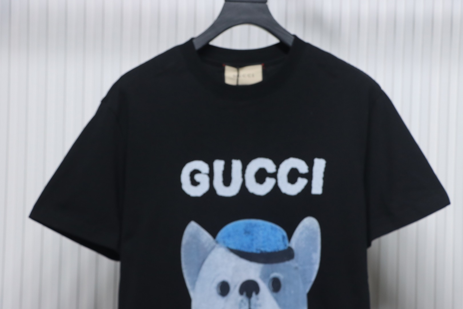 Gucci 25ss Funny Cartoon Series Printed Short Sleeve Black