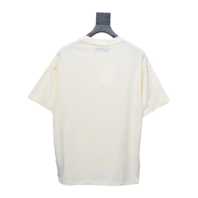 Gucci 25ss Obscure Gucci City Embroidery Short Sleeve T-Shirt Beige 02