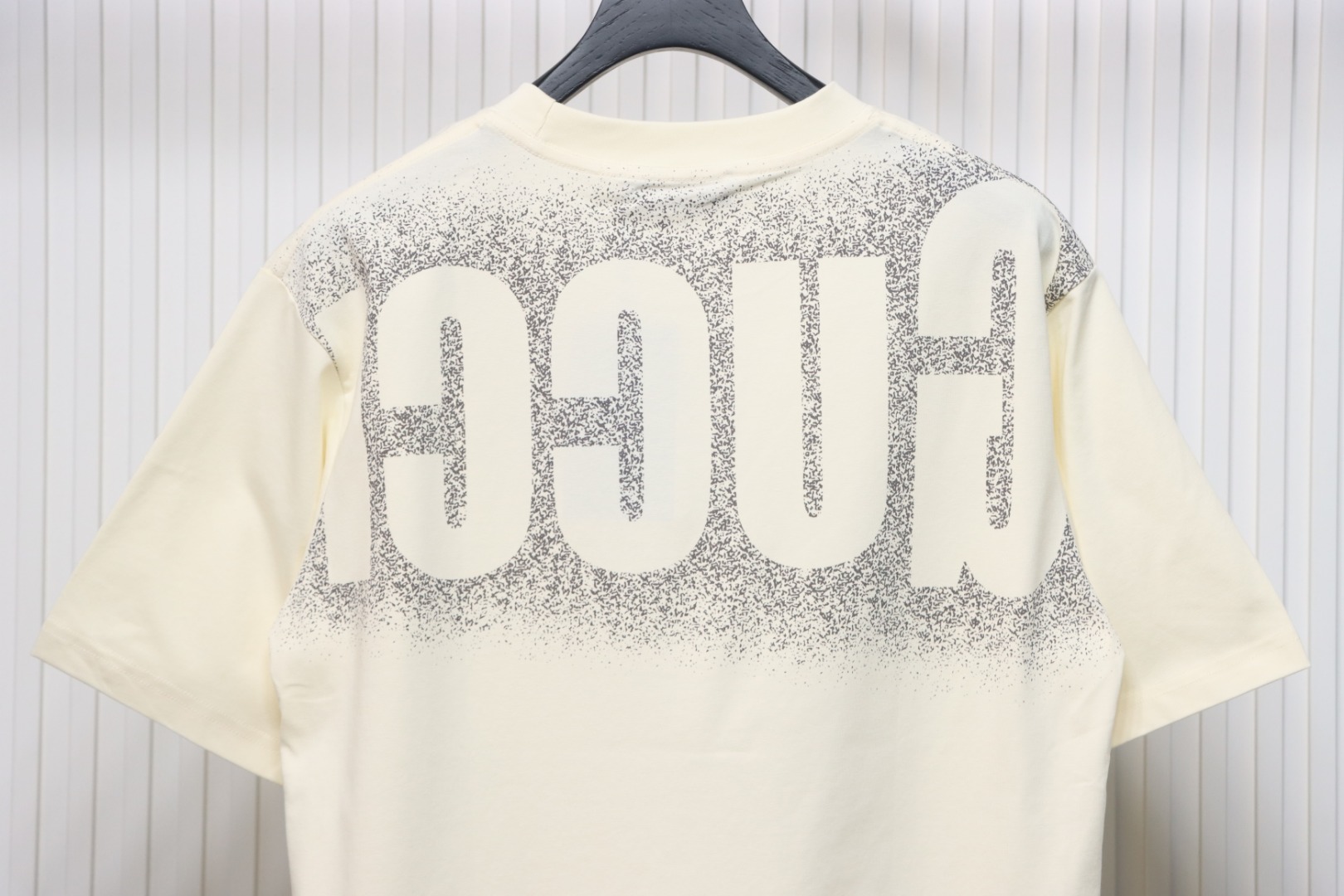 Gucci 25ss Printed Logo Short Sleeve T-shirt Beige