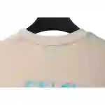 Gucci and Balenciaga double LOGO embroidered short sleeves
