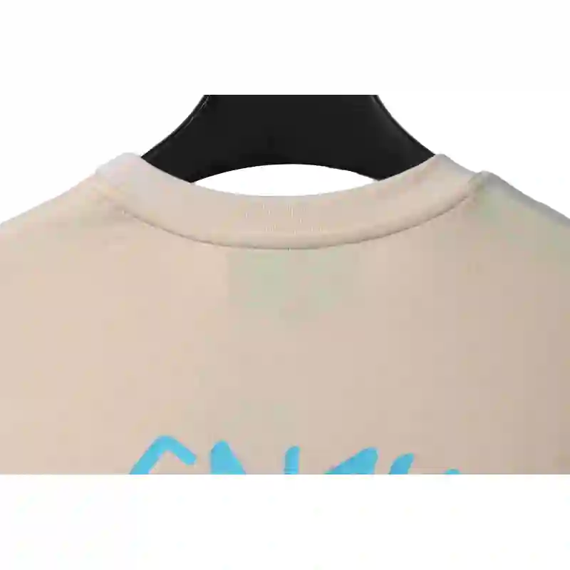 Gucci and Balenciaga double LOGO embroidered short sleeves