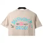 Gucci and Balenciaga double LOGO embroidered short sleeves