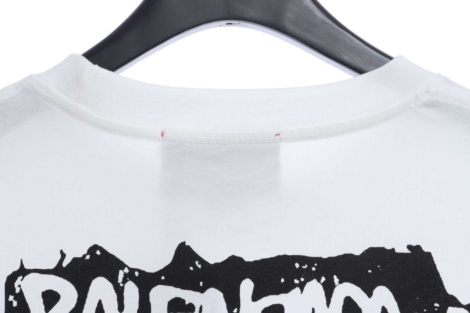 Gucci and Balenciaga embroidered graffiti print short sleeves  White