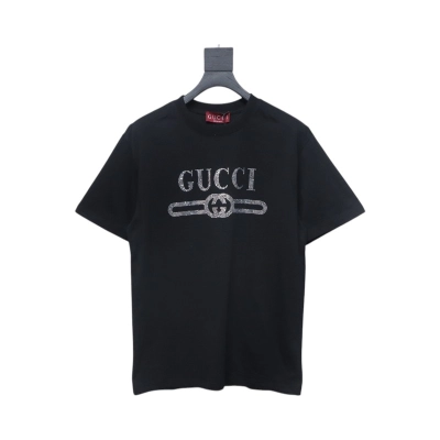 Gucci Classic Obsidian Diamond Short Sleeve Black 01