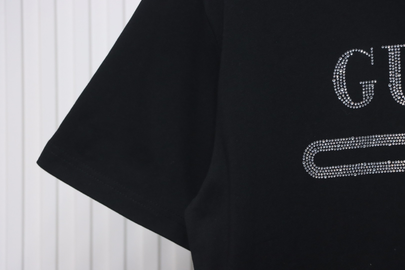 Gucci Classic Obsidian Diamond Short Sleeve Black