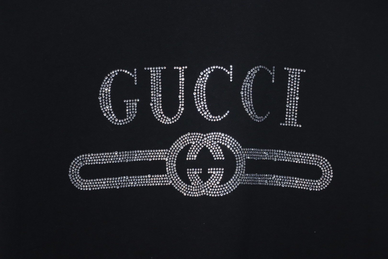 Gucci Classic Obsidian Diamond Short Sleeve Black