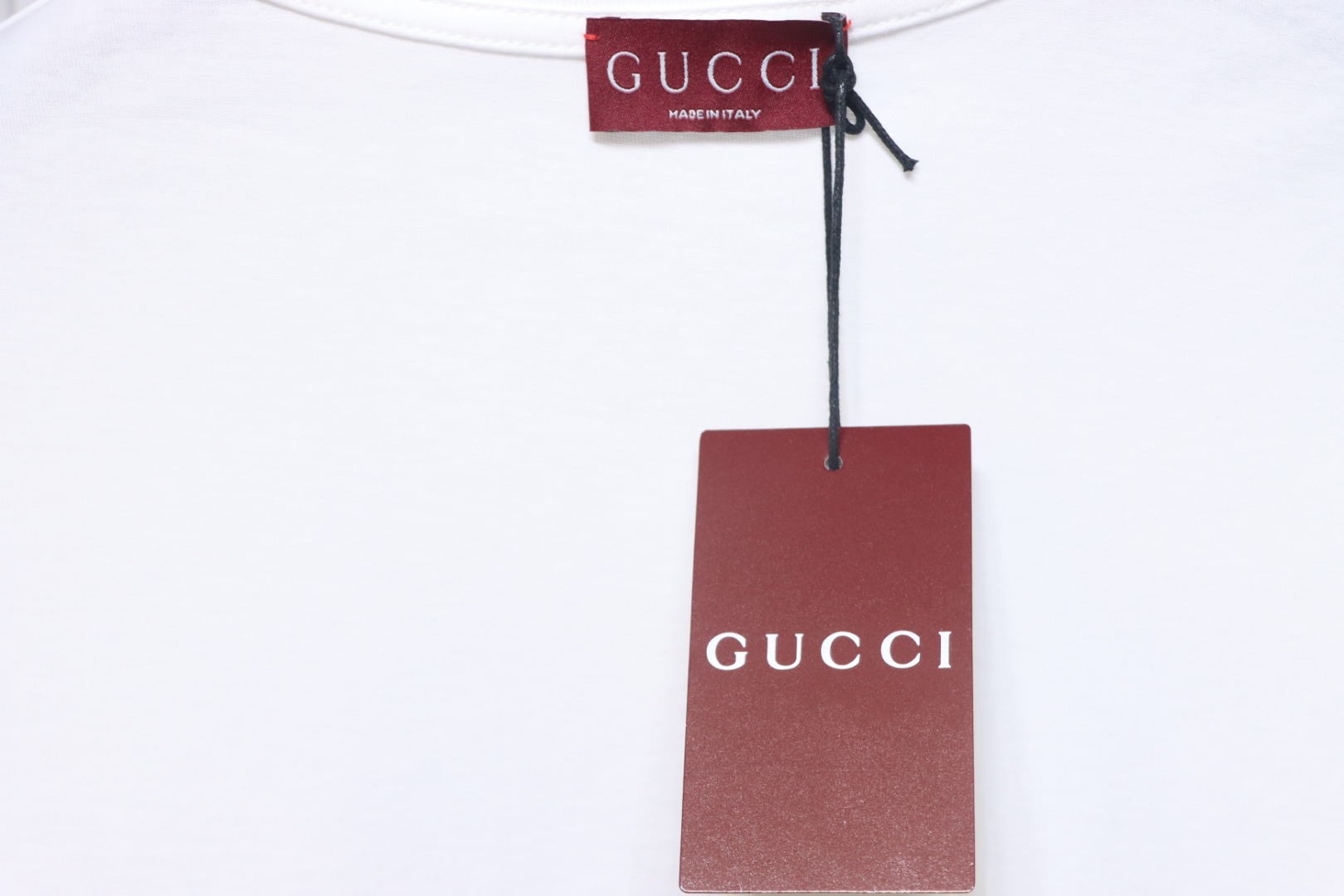 Gucci Classic Obsidian Diamond Short Sleeve White