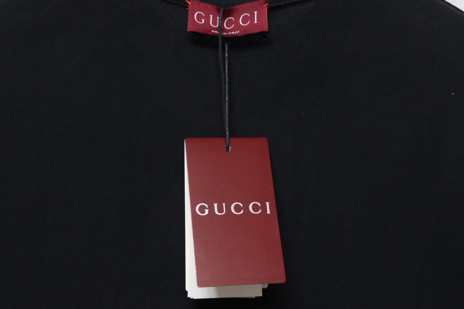 Gucci Crystal Hot Stamp Double G Black