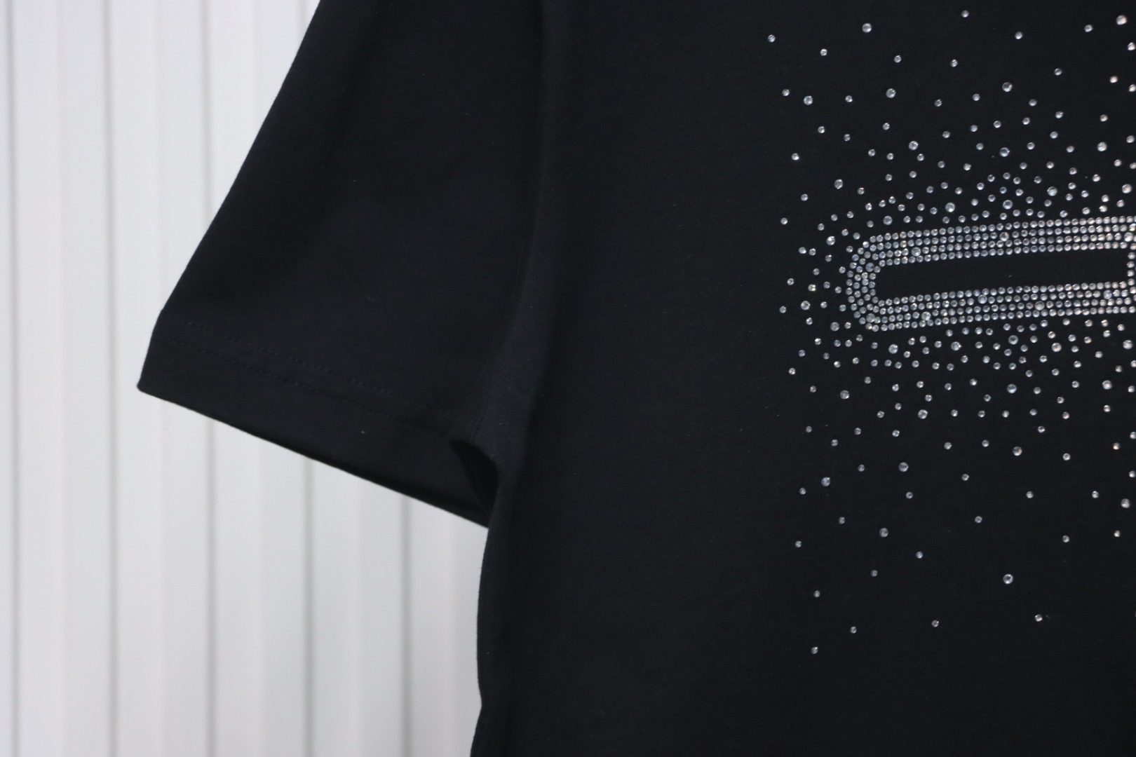 Gucci Crystal Hot Stamp Double G Black