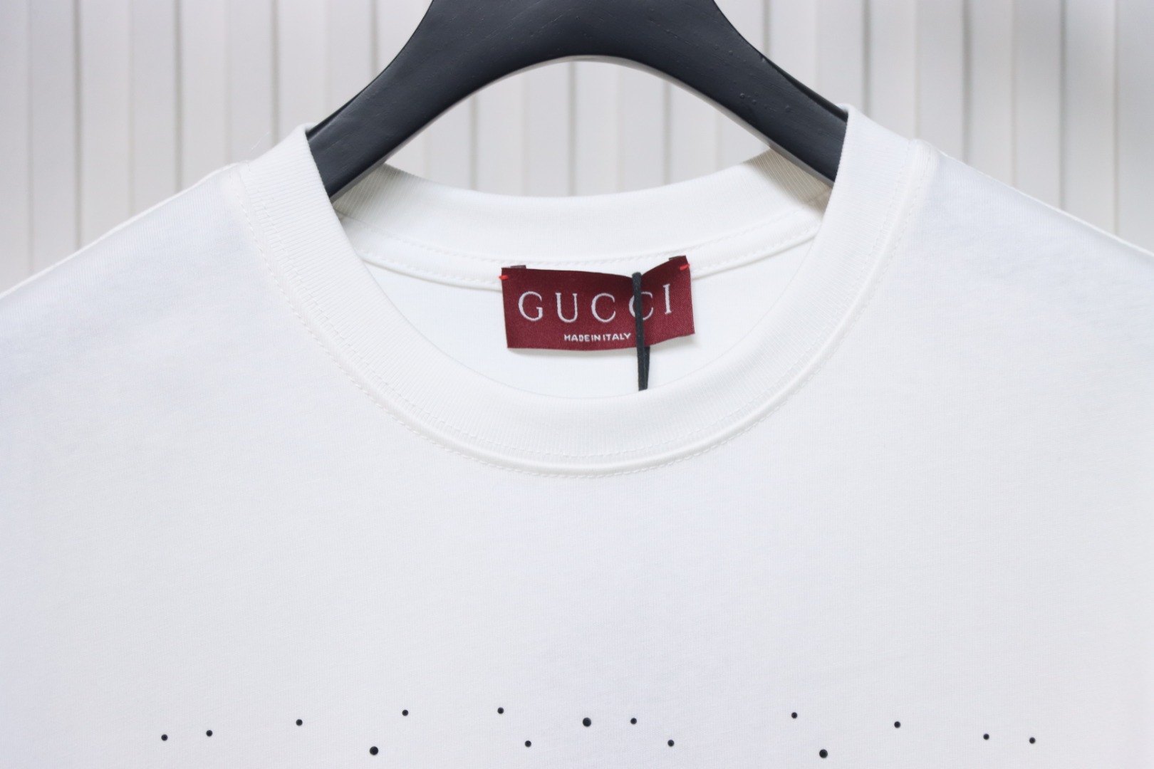 Gucci Crystal Hot Stamp Double G White