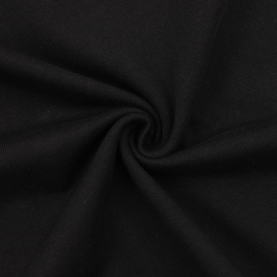 Gucci Double G interlocking logo foam print short sleeve T-shirt black