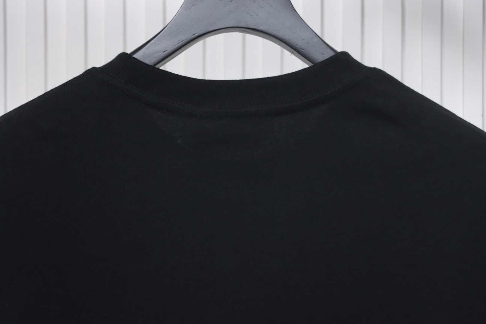 Gucci guc hollow letter logo print short sleeve black