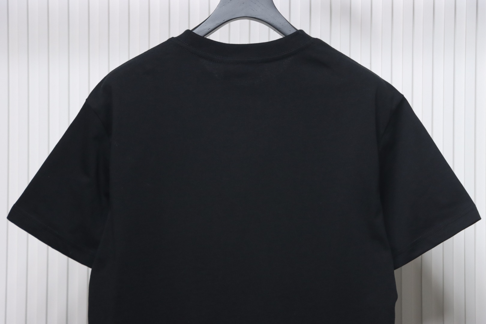 Gucci guc hollow letter logo print short sleeve black