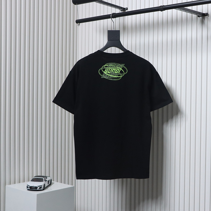 Gucci Multi-element Pattern Short Sleeve T-shirt Black