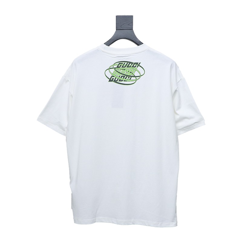 Gucci Multi-element Pattern Short Sleeve T-shirt White