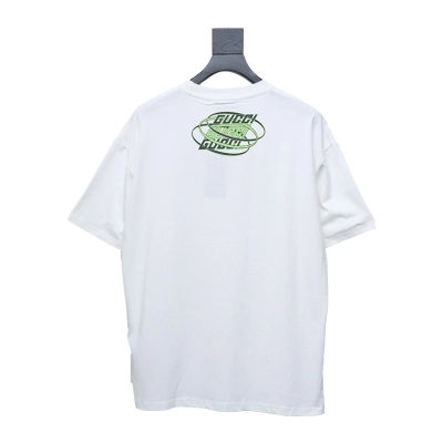 Gucci Multi-element Pattern Short Sleeve T-shirt White 02