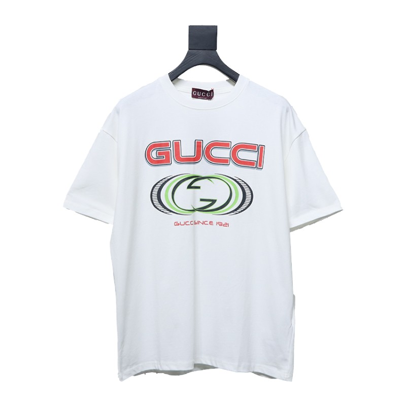Gucci Multi-element Pattern Short Sleeve T-shirt White