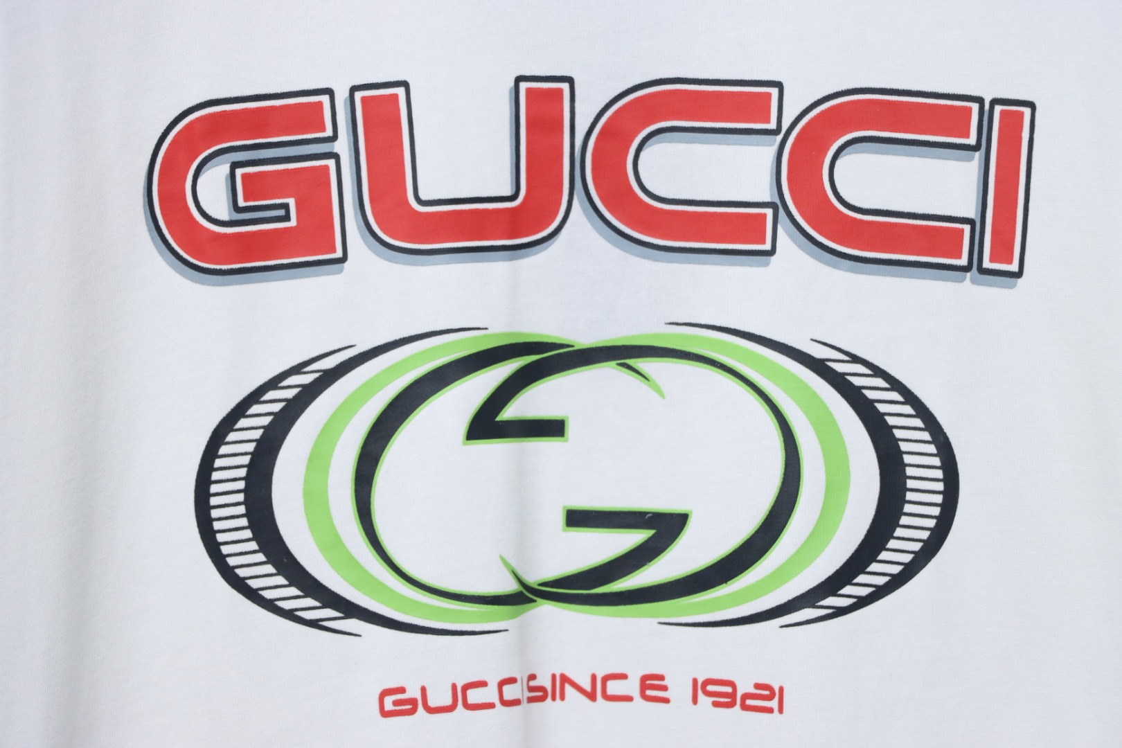 Gucci Multi-element Pattern Short Sleeve T-shirt White