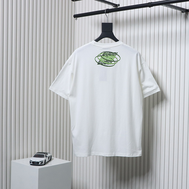 Gucci Multi-element Pattern Short Sleeve T-shirt White