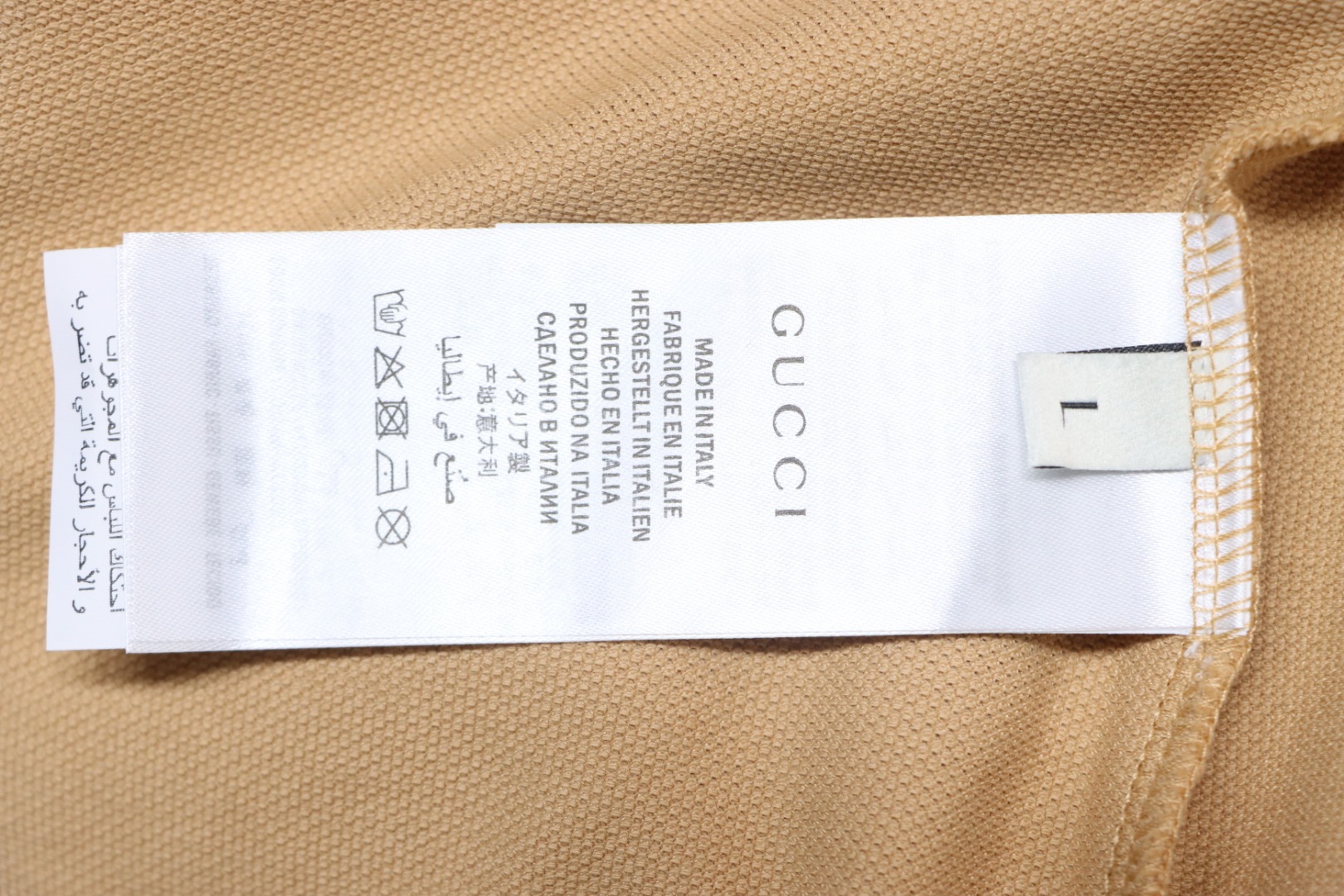 Gucci red and green striped 1921 limited pocket polo short sleeve brown