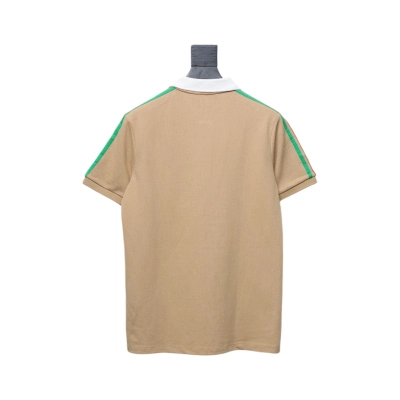 Gucci red and green striped 1921 limited pocket polo short sleeve brown 02