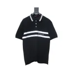 Gucci Simple Ribbon Letters POLO Shirt Black