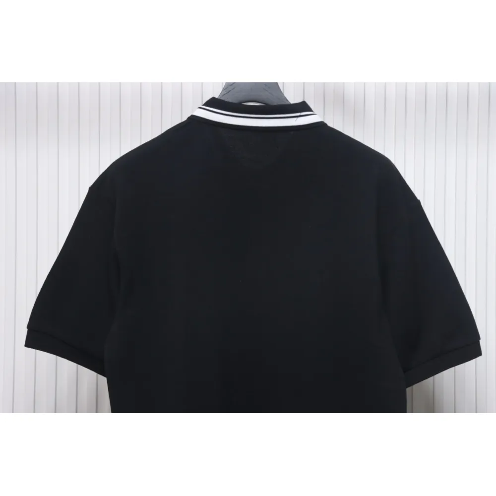 Gucci Simple Ribbon Letters POLO Shirt Black
