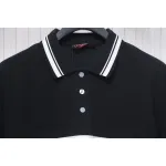 Gucci Simple Ribbon Letters POLO Shirt Black