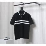Gucci Simple Ribbon Letters POLO Shirt Black