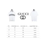 Gucci Simple Ribbon Letters POLO Shirt White