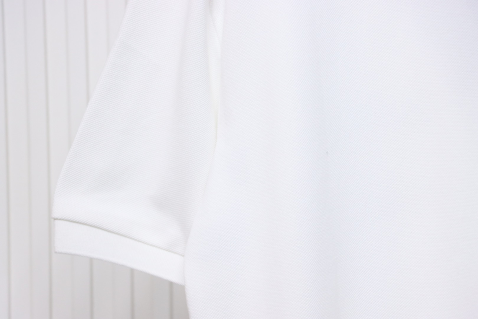 Gucci Simple Ribbon Letters POLO Shirt White