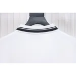 Gucci Simple Ribbon Letters POLO Shirt White