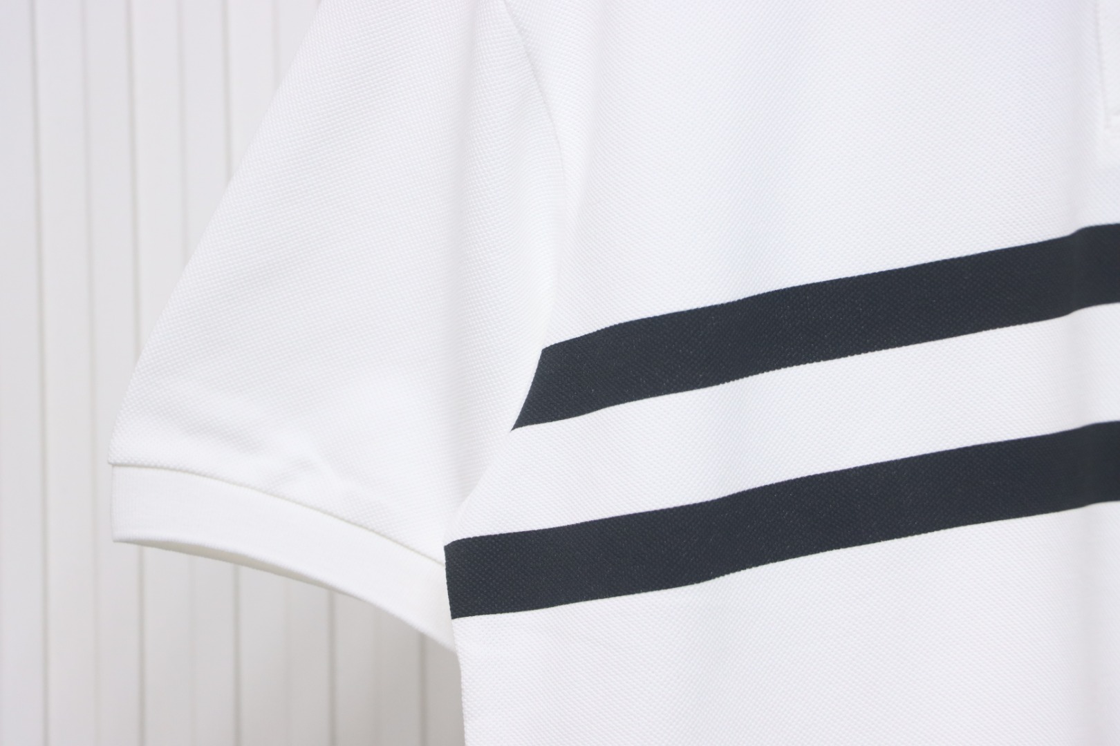 Gucci Simple Ribbon Letters POLO Shirt White