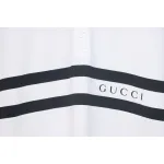 Gucci Simple Ribbon Letters POLO Shirt White