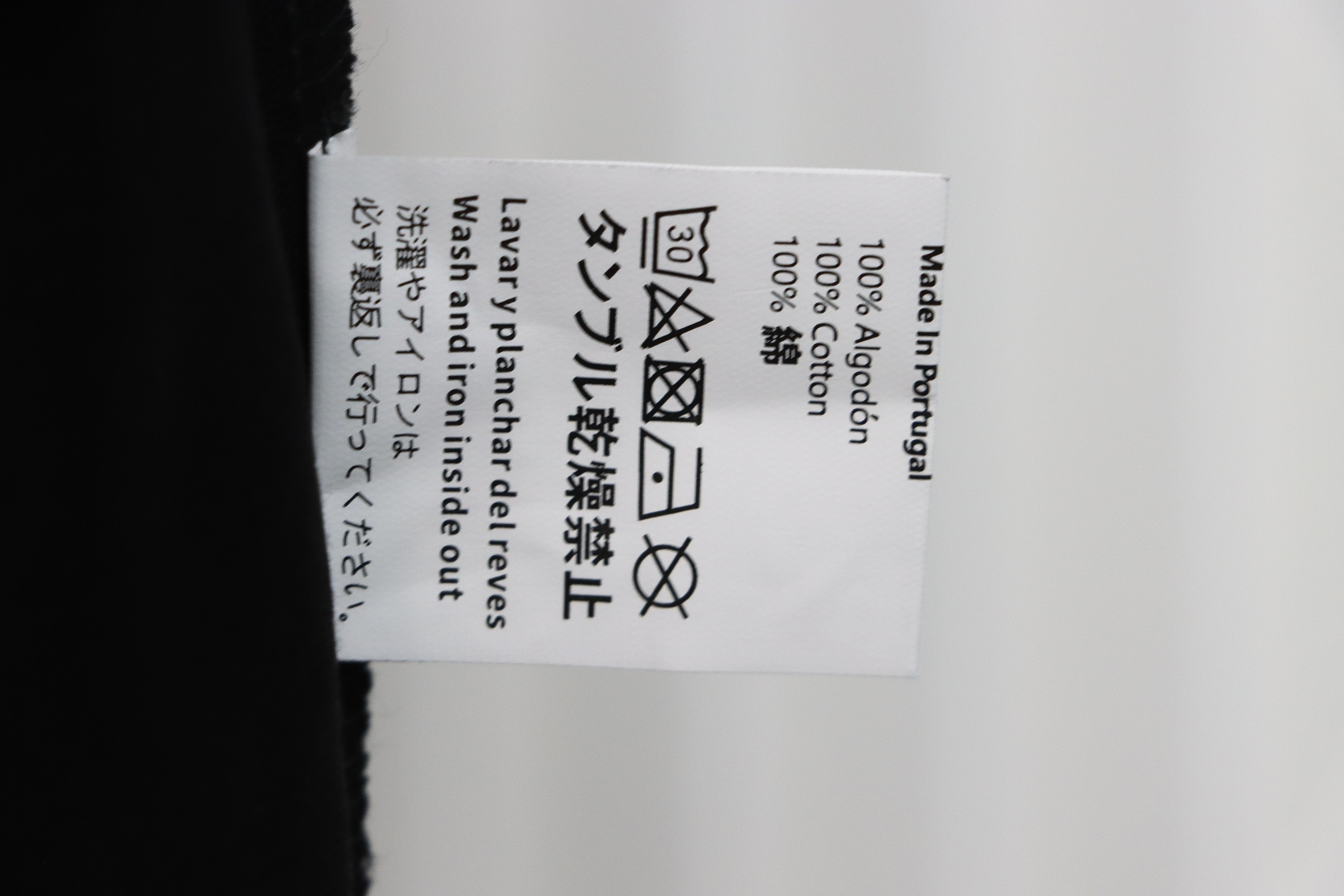 Loewe 24ss ink splash logo print short sleeve black