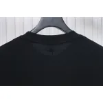 Loewe 25ss graffiti painted letter logo print short sleeve T-shirt black